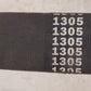 3 Pack of Milling Machine Timing Drive Belts 1305 B3B 3B  (3 Quantity)