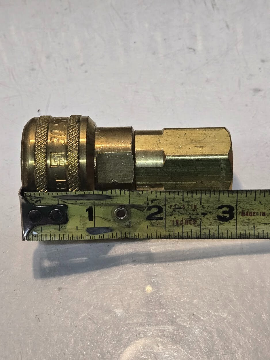 Parker 30 Series B37 1/2" Quick Connect Coupler 1/2"-14 Female Threads