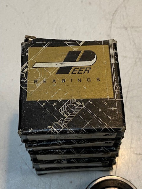 5 Quantity of Peer Bearings 6205-2RS-C3 | 6205RS | 52mm OD 25mm Bore (5 Qty)