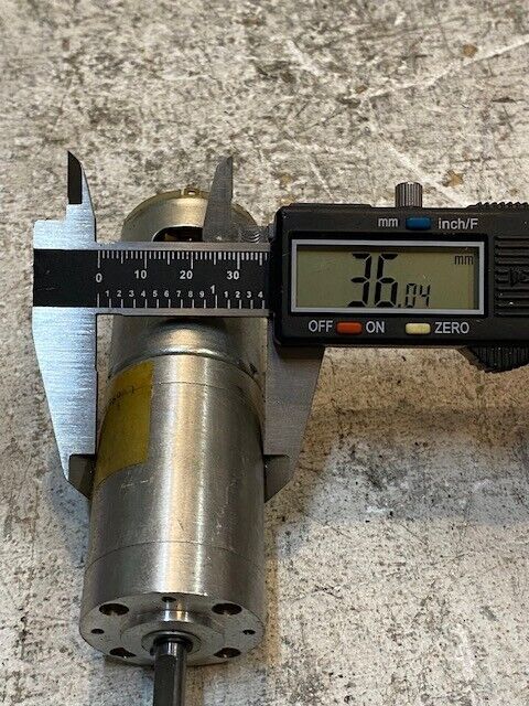 DC Motor Model 8540-1250 Volts 12VDC 5" Long 36mm OD