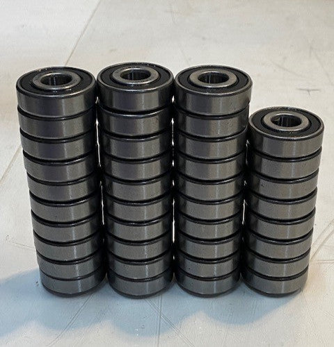 38 Quantity of Czech VLM-008 Radial Ball Bearings 10x28x9mm (38 Quantity)