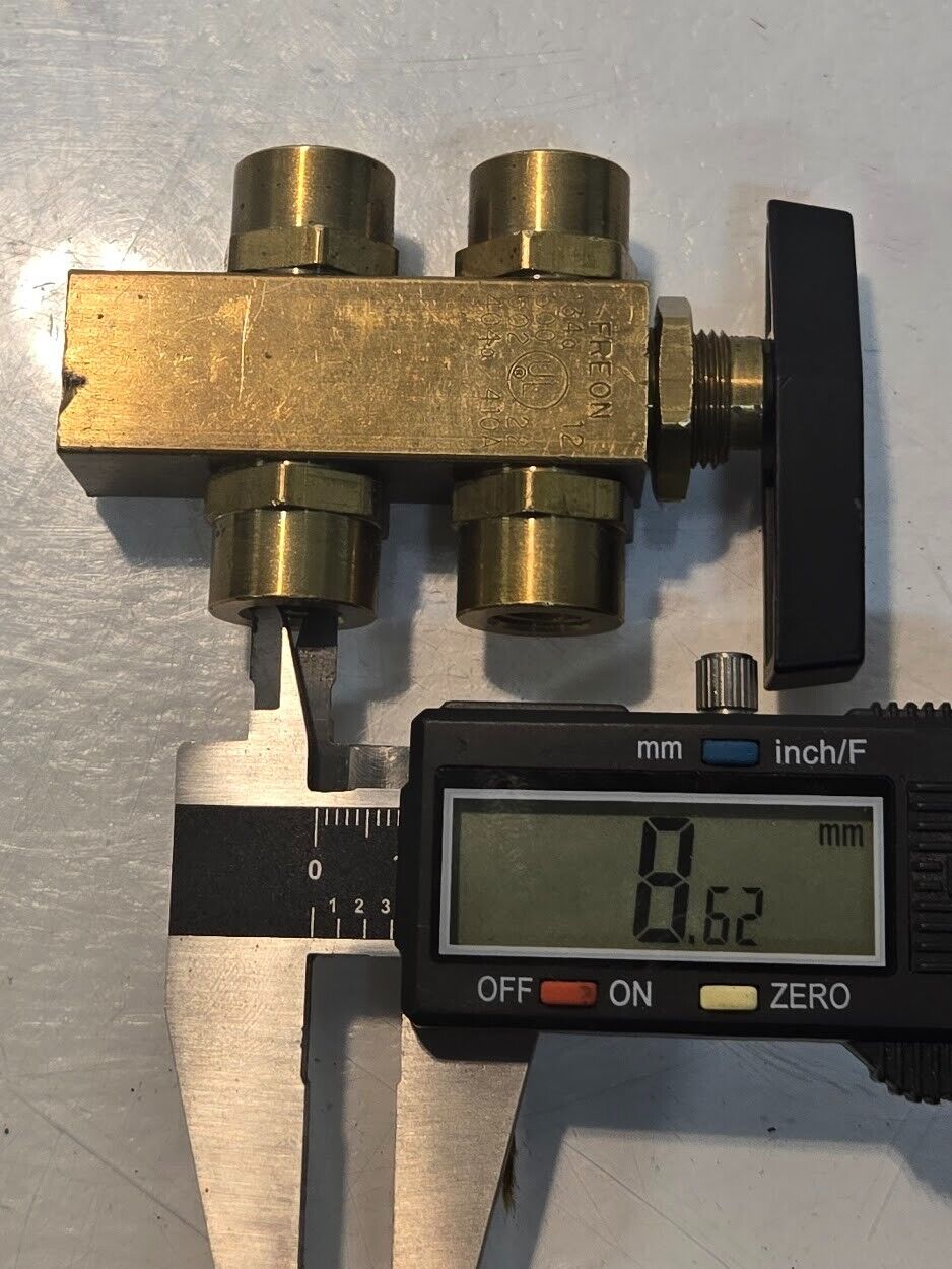 ABCO Kantleak 5 Port Stack Valve for Freon 134a | 12 500 502 22 404a 410A | 1/8"