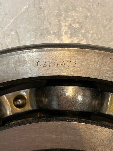 ZKL Bearing 6226AC3 | 200308 | 11006332 | CSFR | 9" OD | 129mm Bore | 40mm Thick