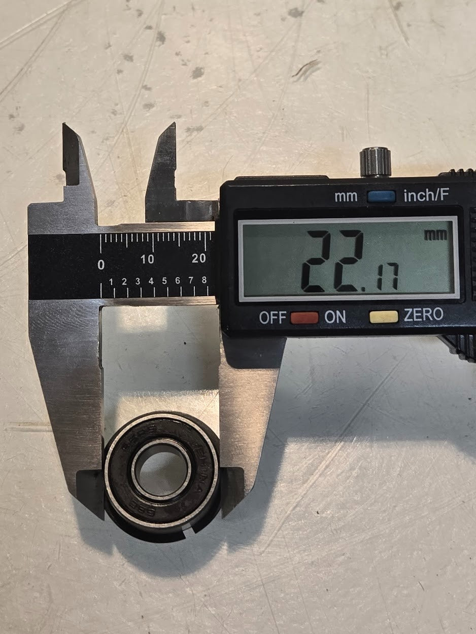 10 Quantity of GBC Snap Ring Bearings R6RS | 7/8 in OD x 3/8 in Bore (10 Qty)