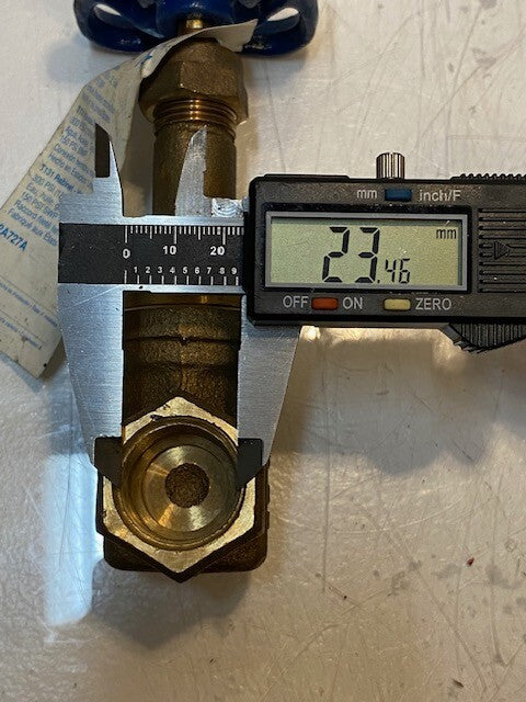 NIBCO 3/4" BRONZE GATE VALVE T-131 | 150 SWP 300 WOG 2A727A