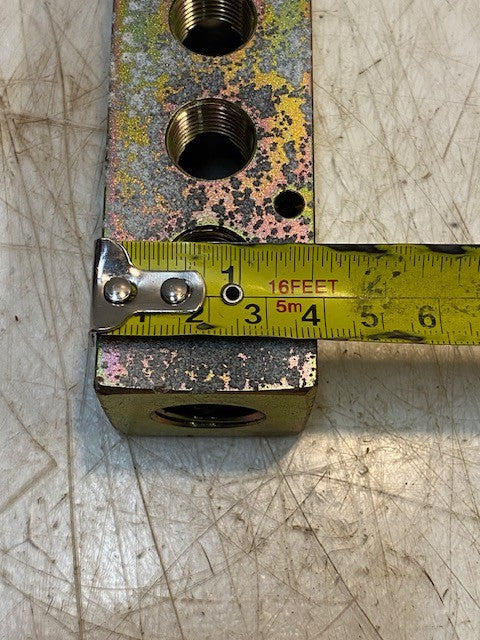 Brass Neutral Link 8-3/8-1/2 | 8 Holes Across 1 Hole on Side 8-5/8" L 1-1/2" W