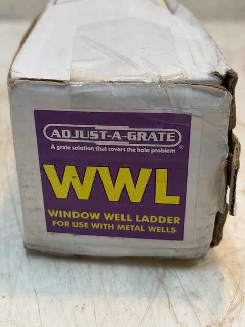 Adjust-A-Grate WWL Window Wells Aluminum Escape Ladder 4 to 5 ft Deep