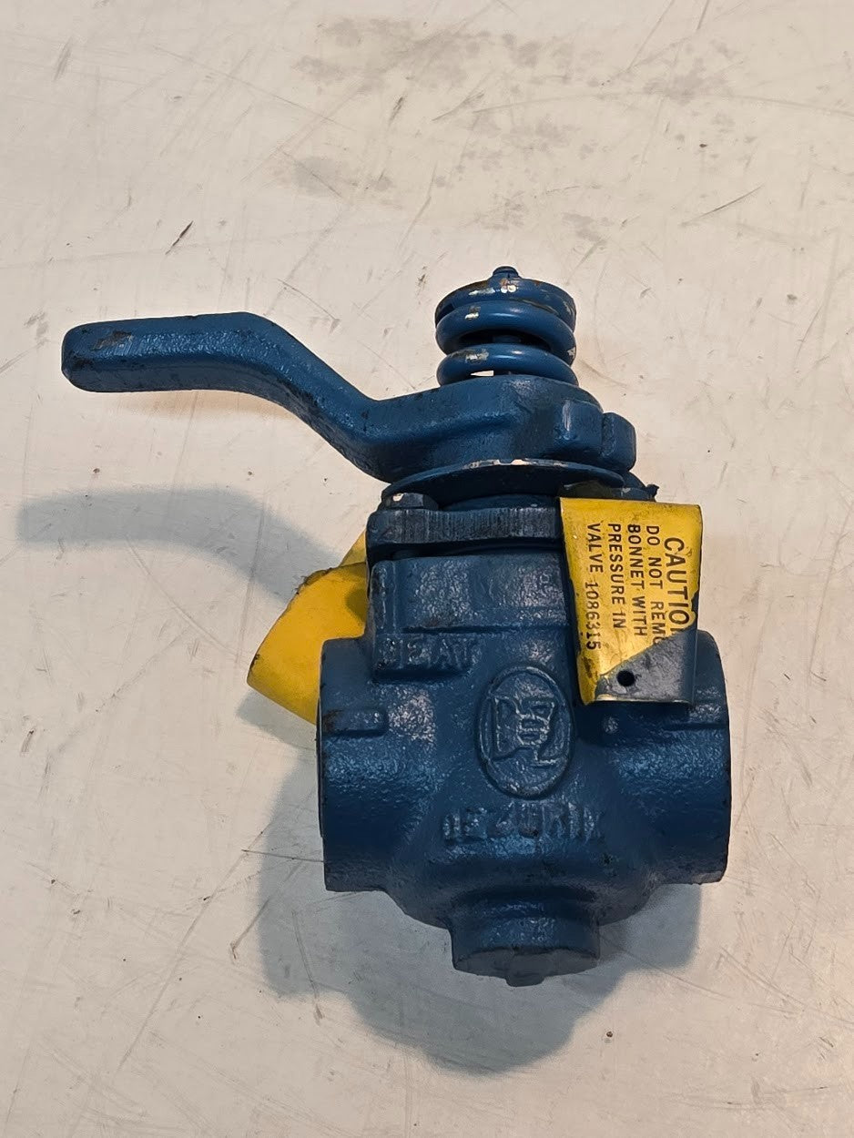 DeZurik Quarter Turn Valve 1023890 for 3/4" Pipe | 1086315 | 1095943