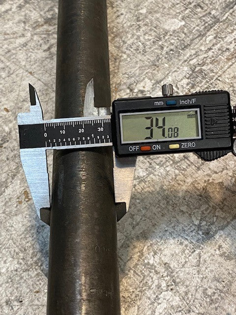 Axle Shaft 5-Lug 31-Spline 33" Long 34mm Shaft Dia. 34mm End 16mm Lug Holes