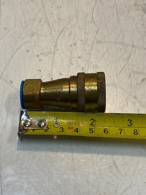 9 Qty of BS 105-2 4000 PSI Female Quick Disconnect Brass Hose Couplings (9 Qty)