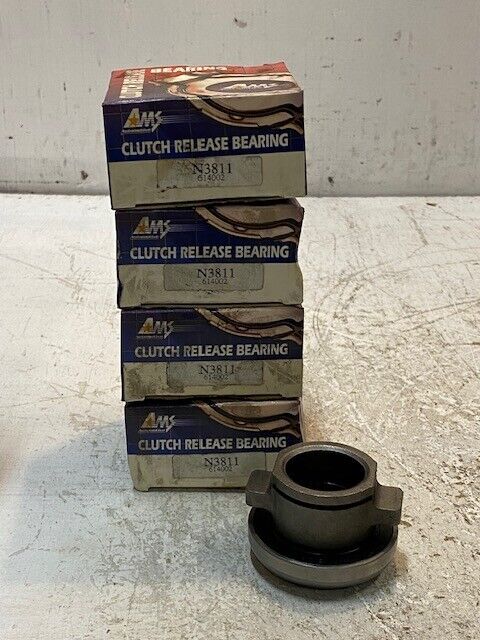 4 Quantity of AMS Clutch Release Bearings 614002 | N3811 | BCA JD-01576 (4 Qty)