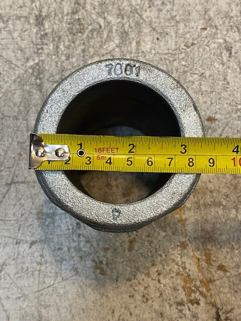 TELSCO 2-702 Galvanized Compression Coupling 2" No. 702 | 7601