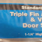 4 Quantity of MD Aluminum and Vinyl Door Sweeps  05090 | 36" Long (4 Qty)