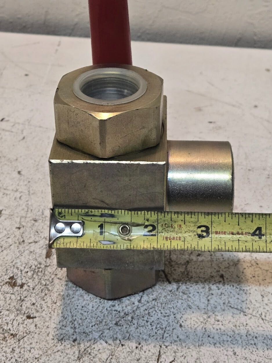 Anchor Flange 3-Way Block Body Threaded Valve AE3LN1-11DB | 5075 PSI