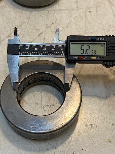 3 Quantity of T208 Sealed Thrust Roller Bearings 52x93x27mm (3 Quantity)