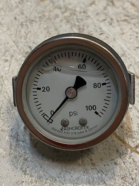 Ashcroft Pressure Gauge 759426261686 | 1008SL | 1LA18437