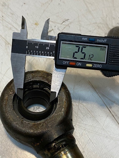 Rod End Bearing 13-1/2" Long 2-1/2" Wide 17mm ID 32mm Shaft 25mm Bore