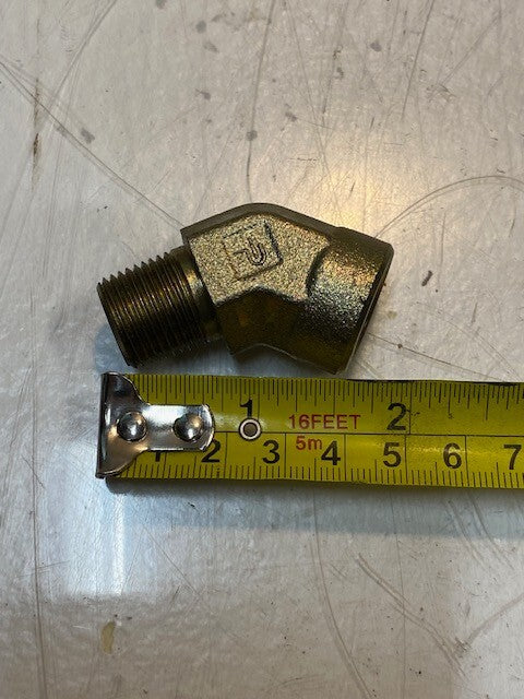 23 Qty of Parker 45 Degree Elbow Male x Female Pipe Fittings 17mm Thread -23 Qty