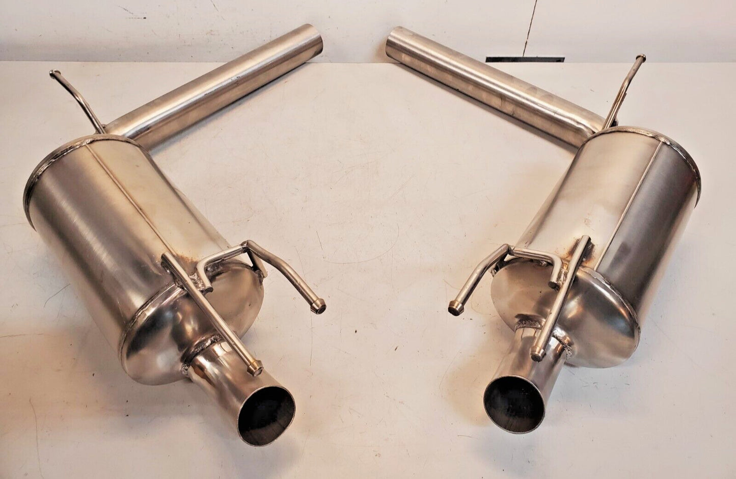 2 Quantity of Stainless Steel Back Exhaust for Honda Accord (2 Qty)