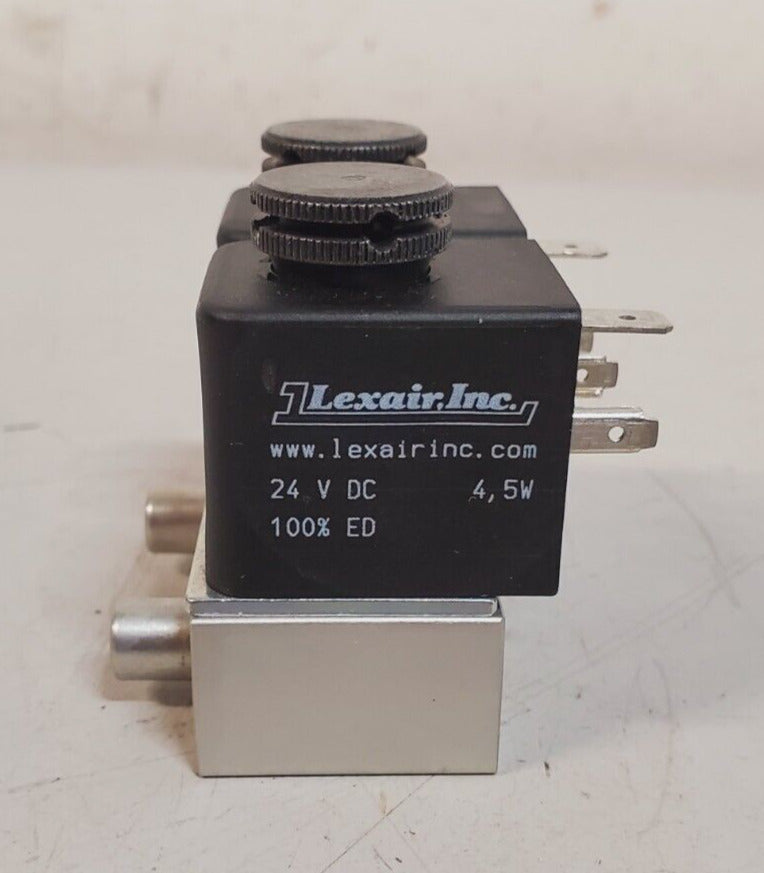 Lexair Inc. Double Solenoid Valve 24VDC 4,5W 100% ED