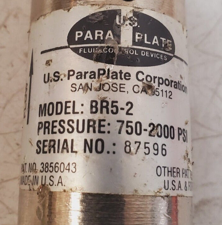 ParaPlate Brass Regulator BR5-2 | 750-2000 PSI | 87596