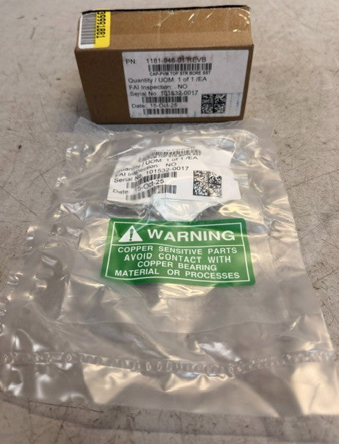 Cap For PVM Configuratioin Top Of Straight Bore System 1181-946-01REVB