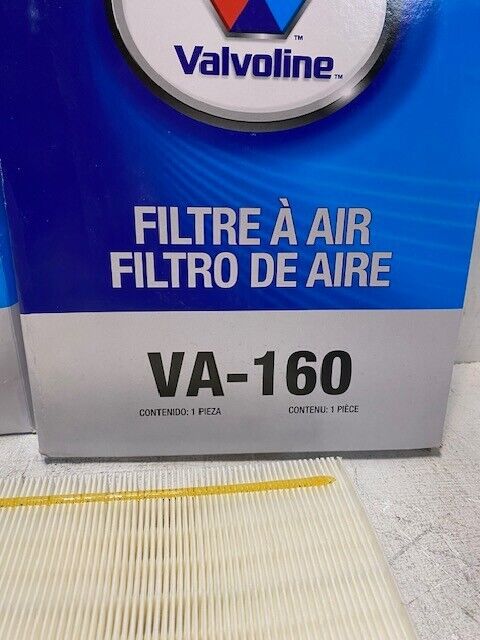 2 Quantity of Valvoline Air Filters VA-160 (2 Quantity)