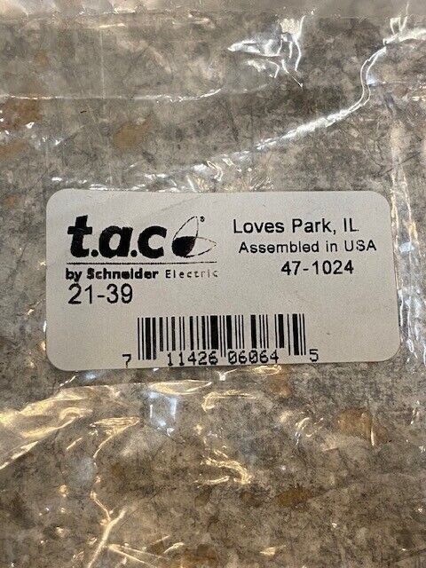 2 Quantity of Schneider T.A.C. 21-39 | 21-039 Restrictor Tees (2 Quantity)