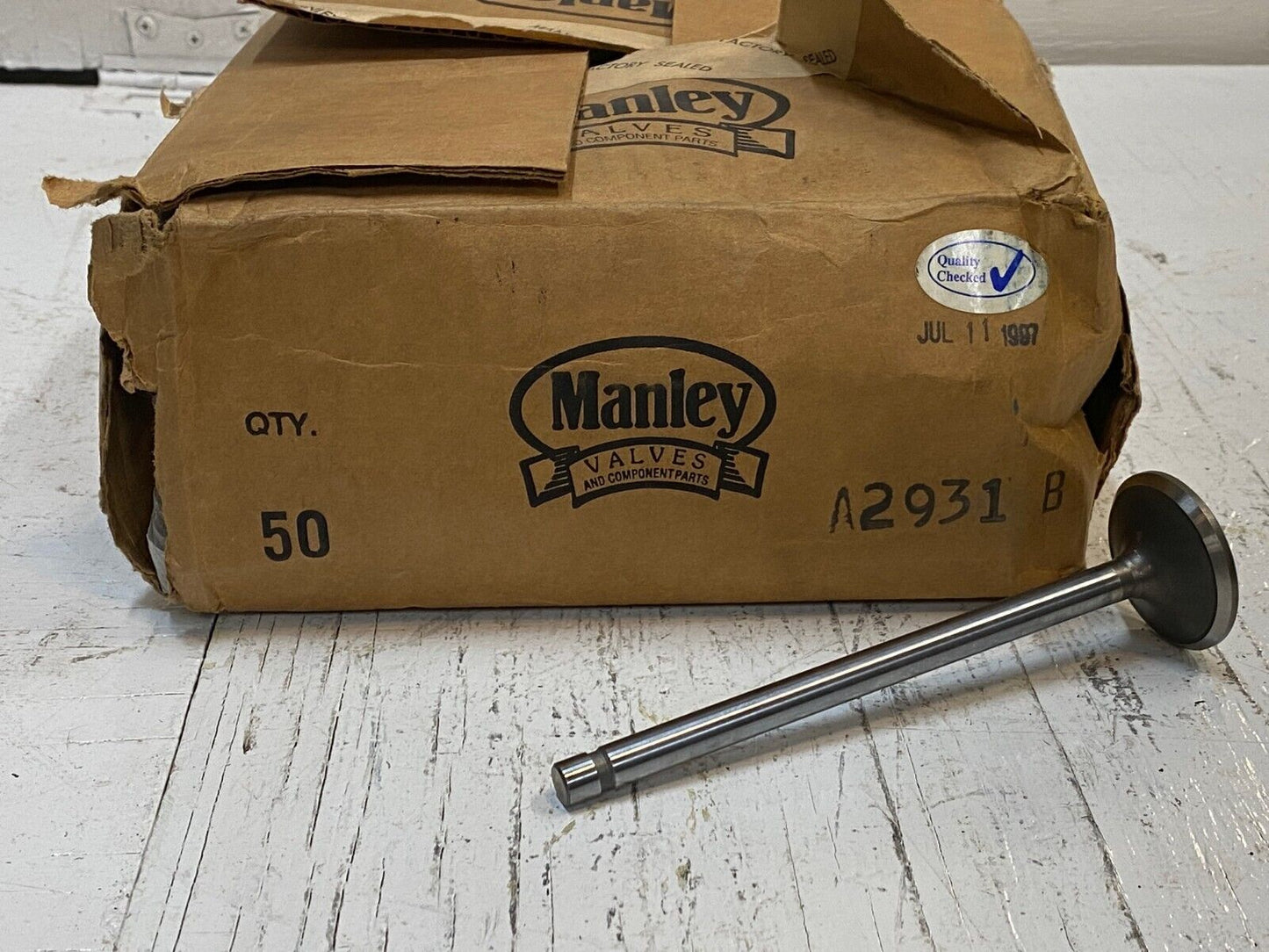 50 Manley Engine Intake Valves A2931 B (50 qty)