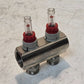 ICMA 2 Circuit Manifold with Flowmeters | ICMA-Italy | 1" Manifold | 3/4" Inlets