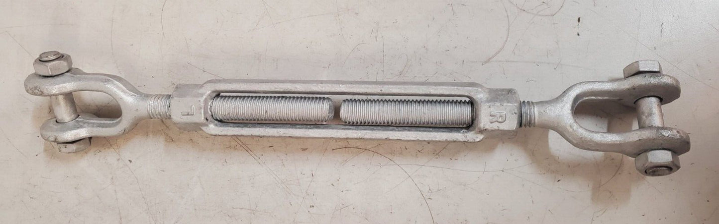 4 Qty. of Indusco Galvanized Steel Jaw and Jaw Turnbuckles 93900241 (4 Qty)