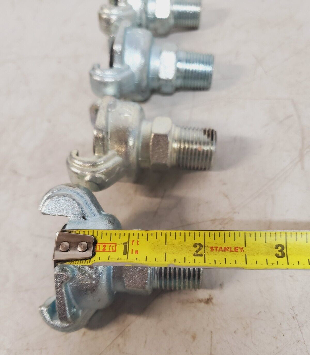 6 Quantity of Dixon & Other Brands Mix Sizes Air King Valves Male End (6 Qty)