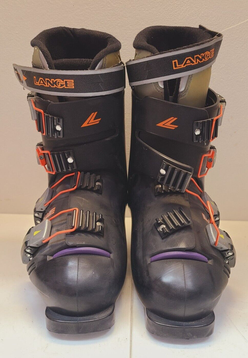 Lange Downhill Ski Boots Mid 4.61 | Orange 26.5