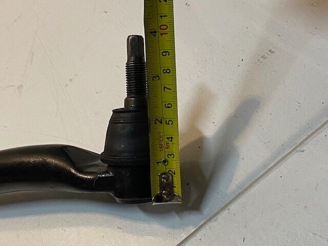 Steering Tie Rod End 47" Long 25mm Thread End 32mm Main Shaft 14mm Nose Thread
