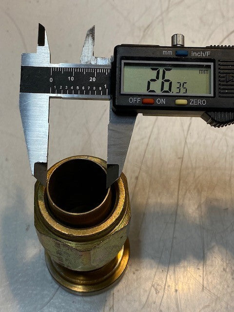 Hydraulic Hose Flange Coupling Fitting 1106-20 | 3-1/2" L 51mm OD 26mm ID