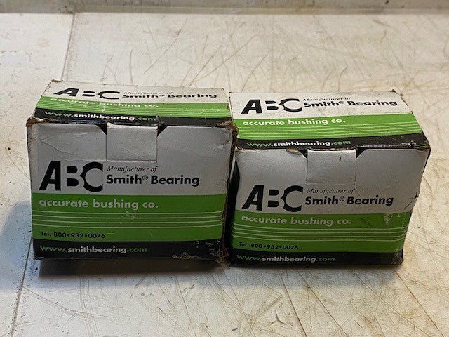 2 Qty of ABC Smith CR-2-1/4-X Cylindrical Cam Follower Needle Bearings (2 Qty)