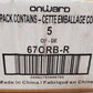 10 Qty. of Onward Richelieu Hardware 3" Magnetic Door Stops 67ORB-R (10 Qty)