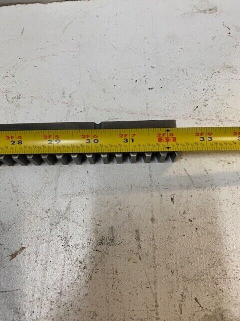 Keyway Broach 32-1/4" L 1" W 5/8" H 14mm Bore