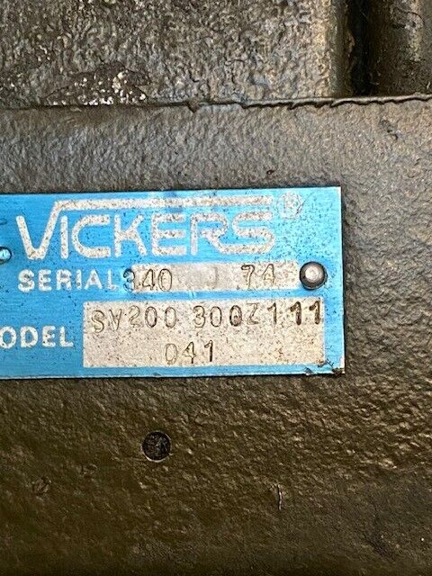 Vickers Hydraulic Pump SV200300Z111 | E-30-3 | H82 | 222771