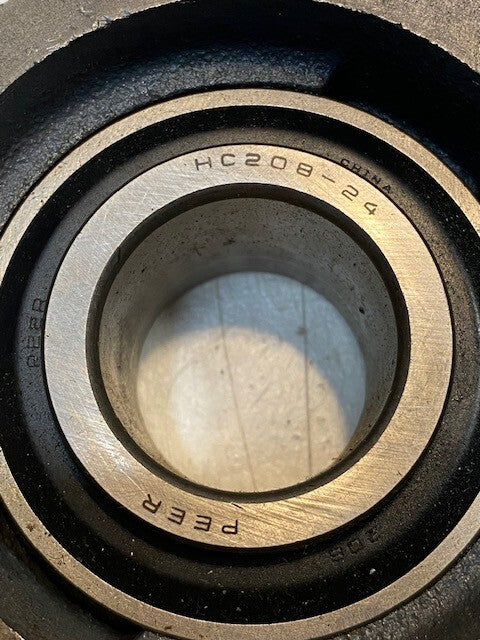 Peer 2-Bolt Flange Bearing FTS208 | 38mm Bore HC208-24 Insert Bearing