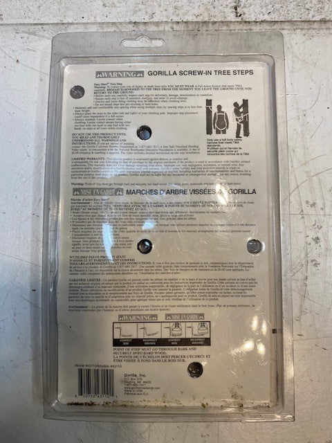 Gorilla Easy Start Tree Step 3 Pieces in Package Model 43110