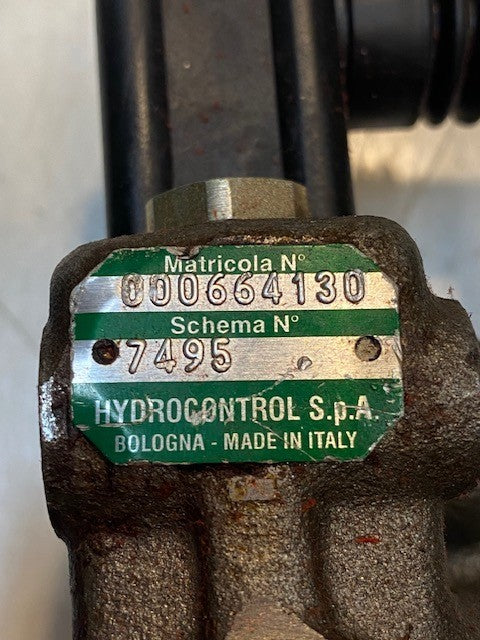 Matricola Hydrocontrol Hydraulic Valve 000664130 | 7495 | HC-D2
