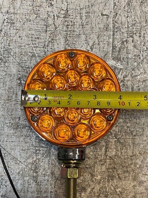 Signal Stat SAE STIP 03DOT 4" Red & Amber Double Face Turn Signal Light