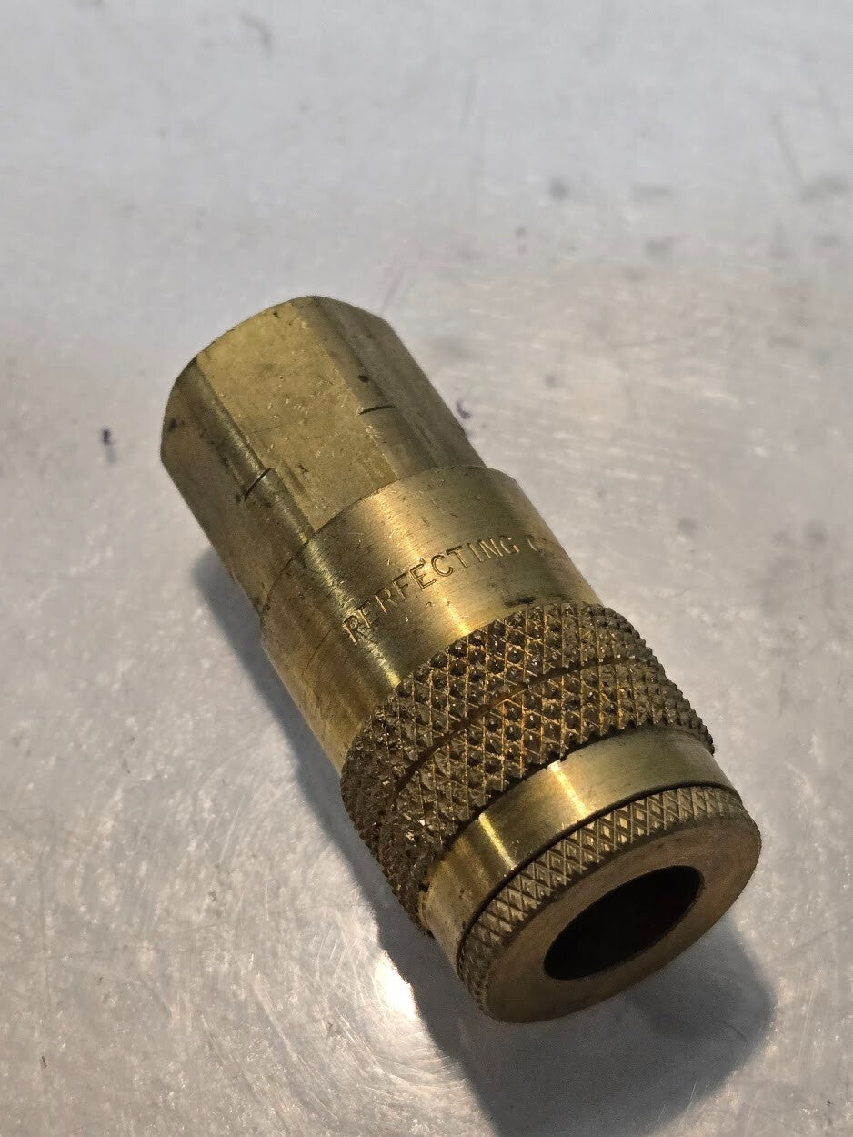 2 Quantity of Perfecting Coupling Series F 1/4" Quick Couplings 1/4" MPT (2 Qty)