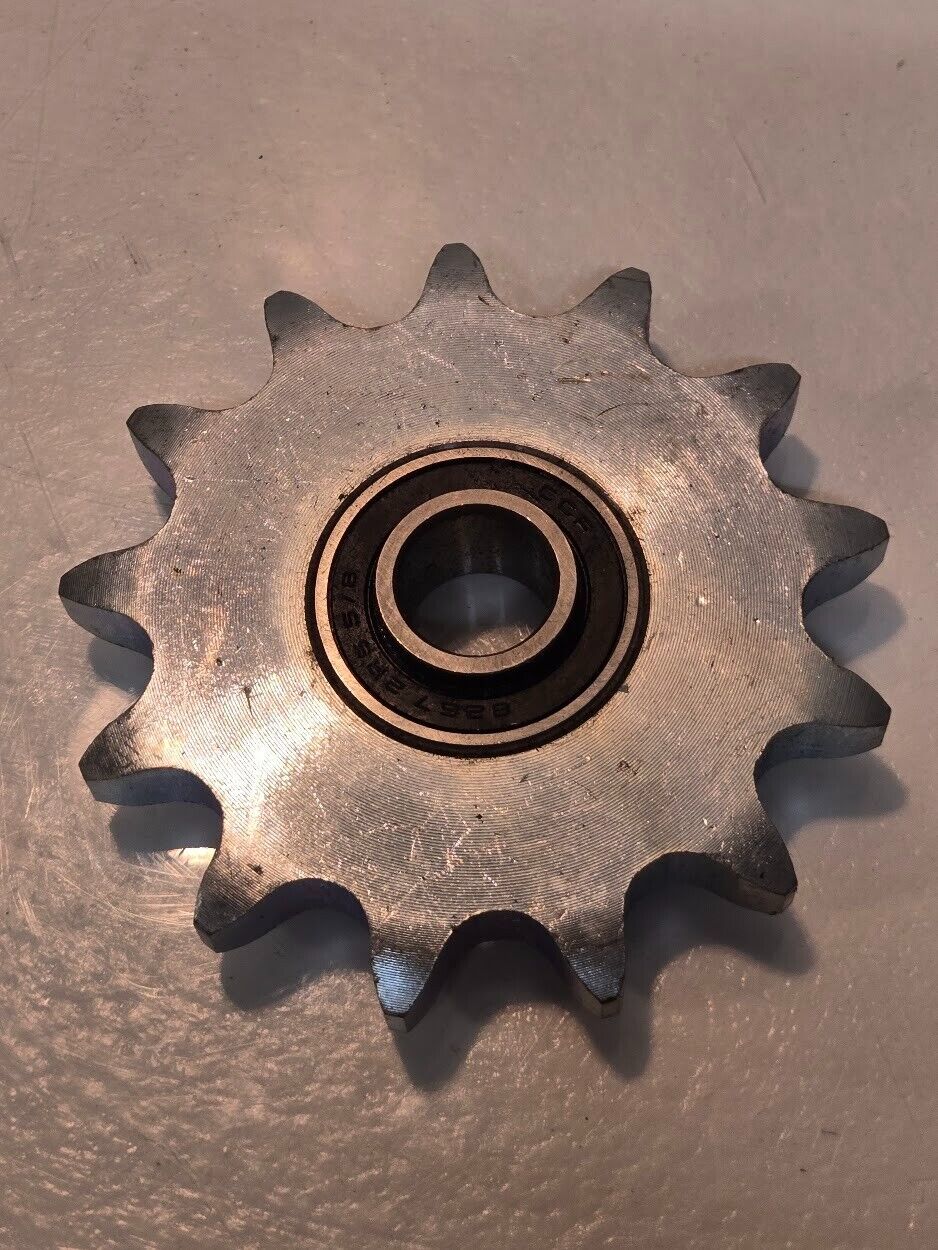 2 Quantity of Sprockets 6013-58 | 13 Tooth 5/8" Bore 82672RS 5/8 Bearing (2 Qty)