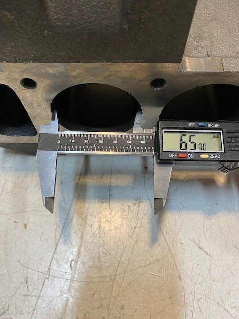 Engine Cylinder Block 14" Long 8-1/2" Wide 7-1/4" Tall 66mm Bore