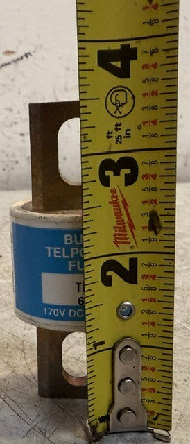 Bussman Telpower Fuse Model TPL-CZ 600A 170V Fast Acting Current Limiting Fuse