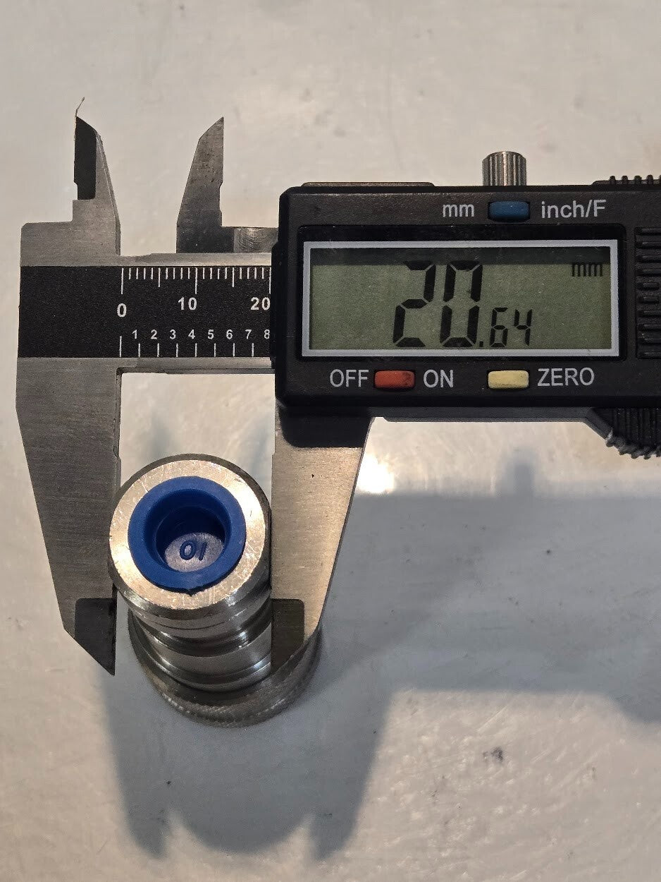 Parker 60 Series SH2-62 Stainless Steel Hydraulic Quick Disconnect Fitting 1/4"