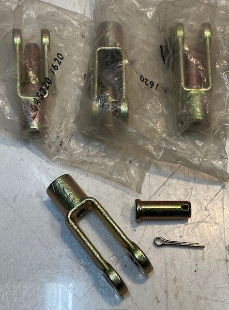 4 Qty of Yoke Clevis Ends 6A | 045720-7620 | 3-3/8" L 13mm Bore 8mm ID (4 Qty)