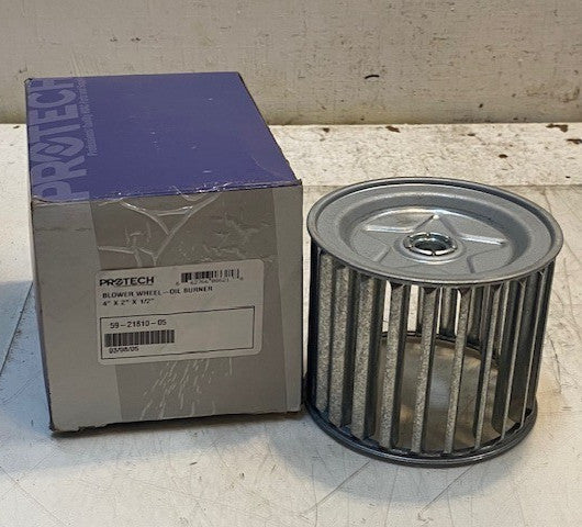 Protech Blower Wheel Oil Burner 59-21810-05 | 4" x 2" x 1/2"